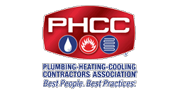 plumbing heating-cooling contractors association logo